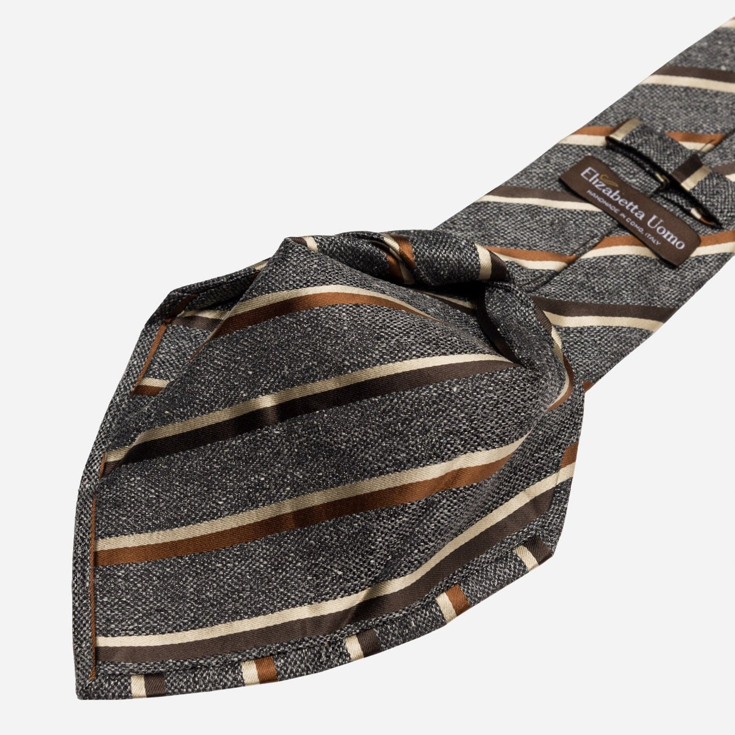 Velletri - Silk Jacquard Tie - Steel - Solstik