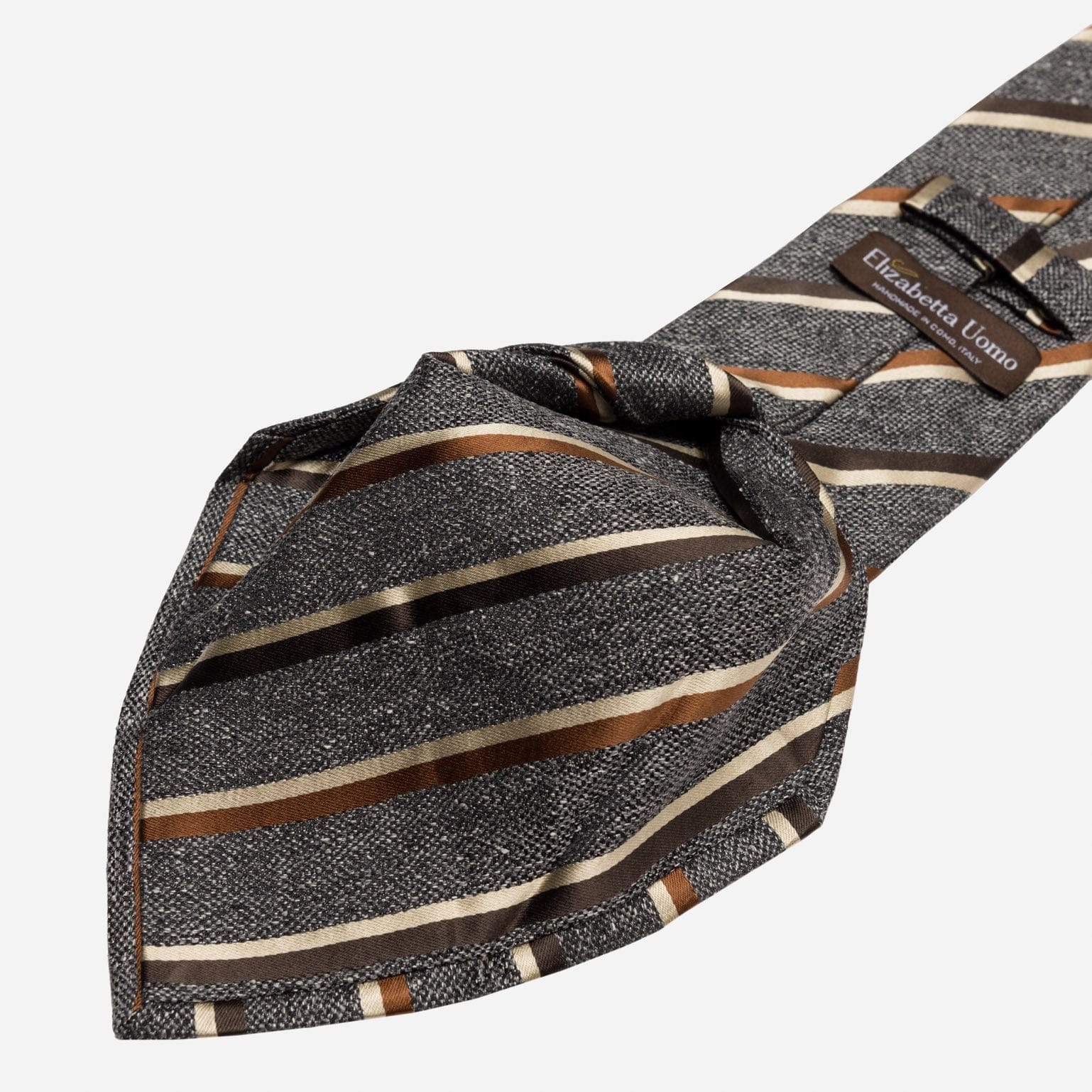 Velletri - Silk Jacquard Tie - Steel - Solstik