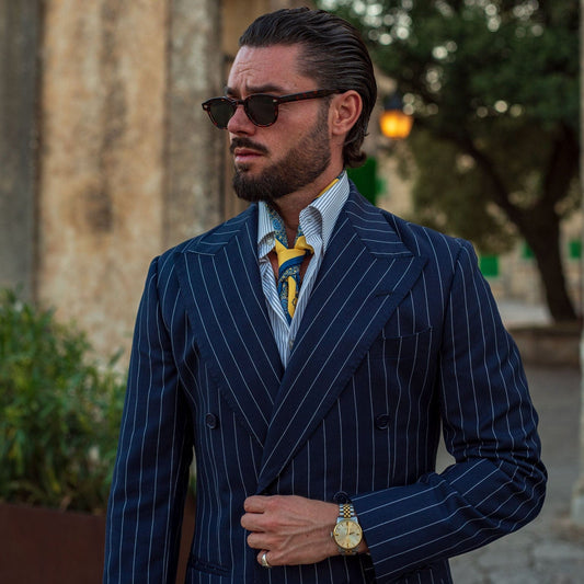Lucca - Silk Neckerchief - Yellow - Solstik