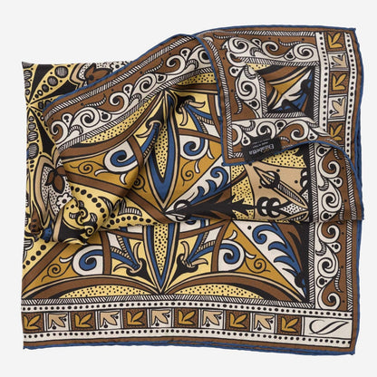 Capri - Silk Neckerchief - Yellow - Solstik