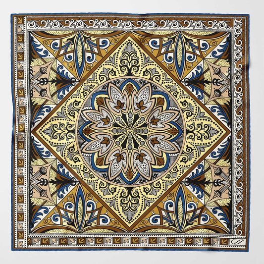 Capri - Silk Neckerchief - Yellow - Solstik