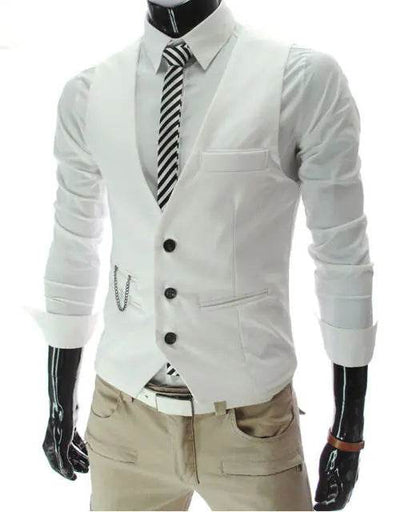 Men's Slim Fit Business Casual Vest - Solstik