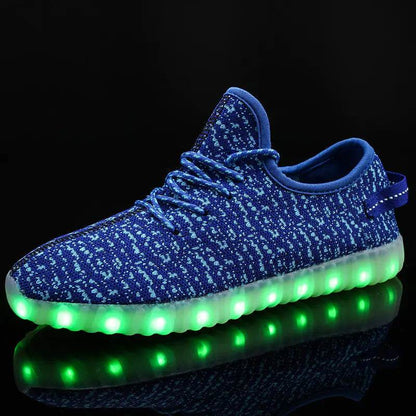 GlowStride LED Sneakers for All - Solstik